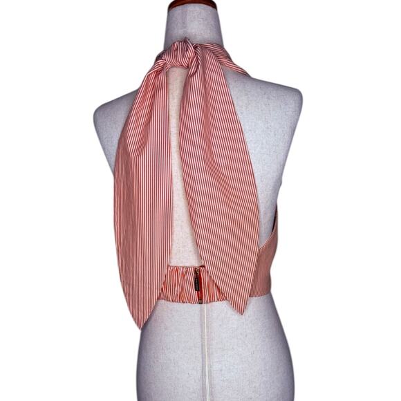 Silvia Tcherassi Eos Embroidered Cotton Cropped Top - Sz Small - Picture 7 of 11